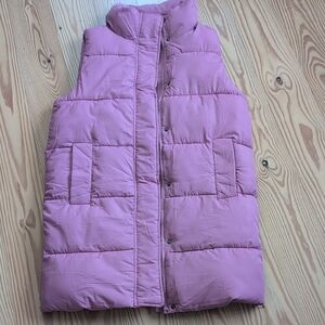 Ladies Pink Puffer Vest